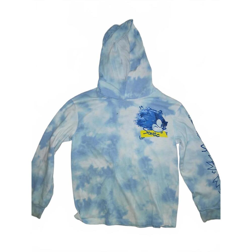 Kids Sonic The Hedgehog hoodie, small,tiny spot.good used condition